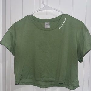 Ryderwear Olive Green Women's Crop Top